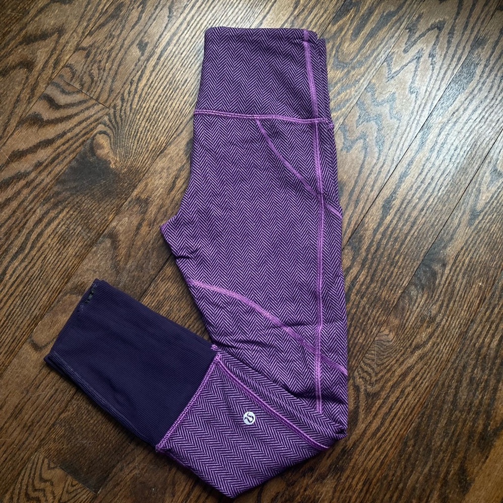 Women's Lululemon Leggings, Size 2, Purple